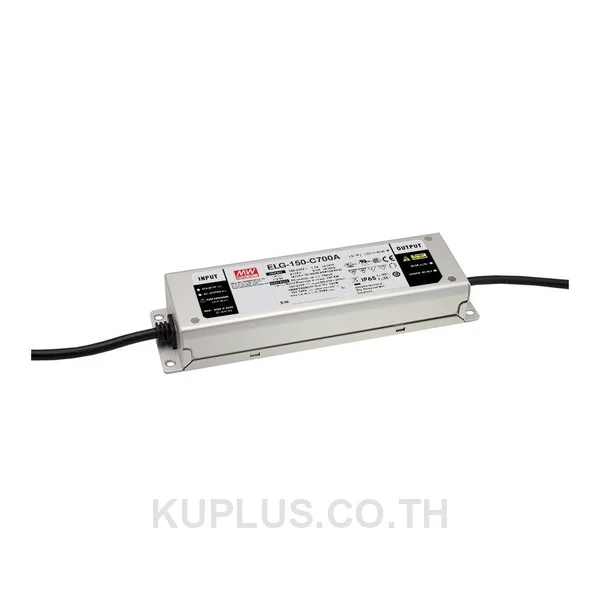 LED Driver (แหล่งจ่ายไฟสำหรับ LED) Mean Well ELG-150-C1050B 150 W เอาต์พุต 72 - 143 V 1.05 A IP67