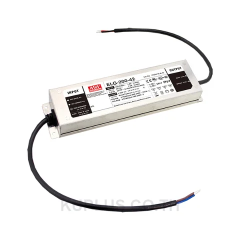 LED Driver (แหล่งจ่ายไฟสำหรับ LED) Mean Well ELG-200-42A 200 W เอาต์พุต 39 - 45 V 4.76 A IP65