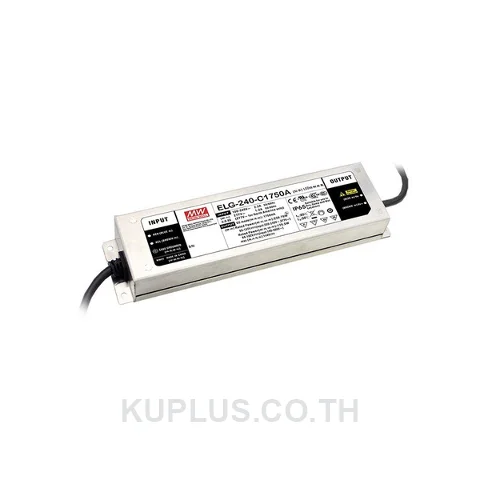 LED Driver (แหล่งจ่ายไฟสำหรับ LED) Mean Well ELG-240-54B 240 W เอาต์พุต 27 - 54 V 4.45 A IP67