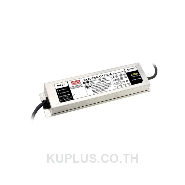 LED Driver (แหล่งจ่ายไฟสำหรับ LED) Mean Well ELG-240-54B 240 W เอาต์พุต 27 - 54 V 4.45 A IP67