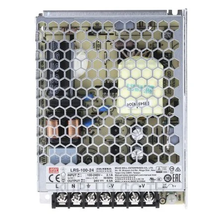 พาวเวอร์ซัพพลายติดลอย (แชสซี/โอเพนเฟรม) Mean Well LRS-100-24 108 W เอาต์พุต 24 V 4.5 A