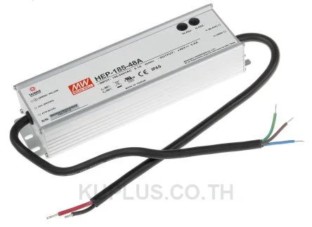 พาวเวอร์ซัพพลายติดลอย (แชสซี/โอเพนเฟรม) Mean Well HEP-185-48A 187.2 W เอาต์พุต 48 V 3.9 A