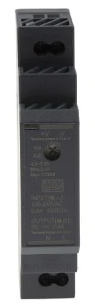 พาวเวอร์ซัพพลายเกาะราง (ติดรางปีกนก DIN) Mean Well HDR-15-5 12 W เอาต์พุต 5 V 2.4 A