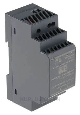 พาวเวอร์ซัพพลายเกาะราง (ติดรางปีกนก DIN) Mean Well HDR-30-12 24 W เอาต์พุต 12 V 2 A