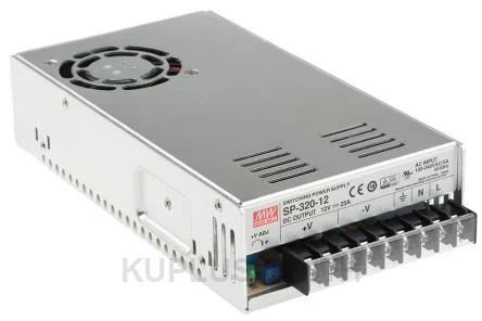 Mean Well SP-320-12 Embedded / Open-frame Power Supply, 320W Single O/P with PFC