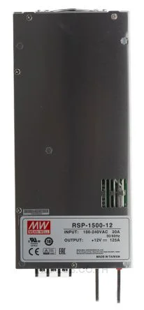 Mean Well RSP-1500-12, DC Power Supply, 1.5kW, 12V, 125A