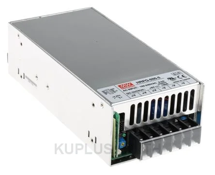 พาวเวอร์ซัพพลายติดลอย (แชสซี/โอเพนเฟรม) Mean Well HRPG-600-5RS 600 W เอาต์พุต 5 V