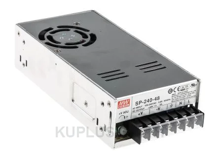 พาวเวอร์ซัพพลายติดลอย (แชสซี/โอเพนเฟรม) Mean Well SP-240-48RS 240 W เอาต์พุต 48 V