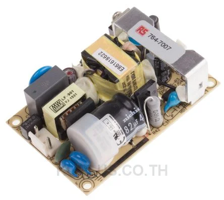 พาวเวอร์ซัพพลายติดลอย (แชสซี/โอเพนเฟรม) Mean Well EPS-35-5 30 W เอาต์พุต 5 V 6 A