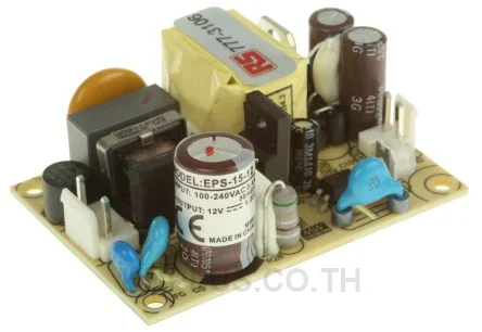 Mean Well EPS-15-12, 1 Output Embedded Switch Mode Power Supply, 15W, 12V, 1.25A