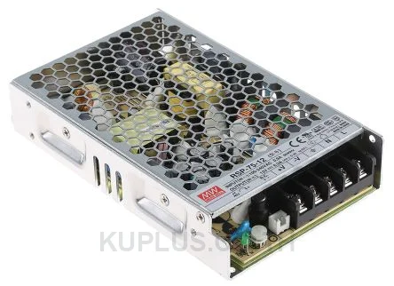 Mean Well RSP-75-12RS, 75.6W Embedded Switch Mode Power Supply SMPS, 12V dc, Enclosed