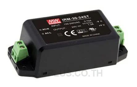 พาวเวอร์ซัพพลายติดลอย (แชสซี/โอเพนเฟรม) Mean Well IRM-30-24ST 31.2 W เอาต์พุต 24 V 1.3 A