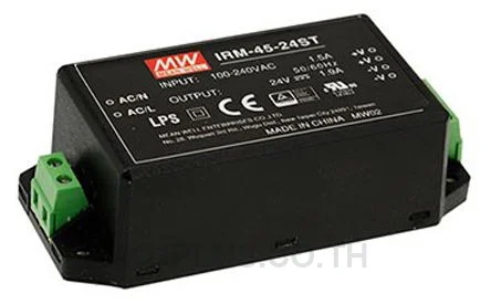 Mean Well IRM-45-24ST, Switched-Mode Power Supply, Industrial, 45.6W, 24V, 1.9A