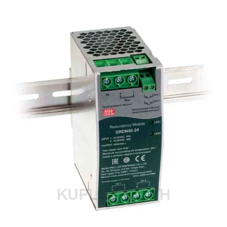 พาวเวอร์ซัพพลายเกาะราง (ติดรางปีกนก DIN) Mean Well DRDN40-48 เอาต์พุต 48 V 40 A