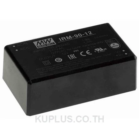 พาวเวอร์ซัพพลายติดลอย (แชสซี/โอเพนเฟรม) Mean Well IRM-90-15 85 W เอาต์พุต 15 V 5.67 A
