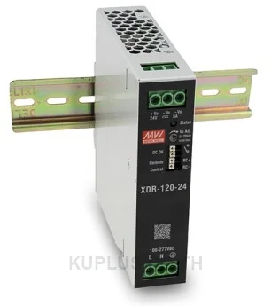 พาวเวอร์ซัพพลายเกาะราง (ติดรางปีกนก DIN) แบบบางพิเศษ (Ultra Slim) Mean Well XDR-120-36 120 วัตต์ เอาต์พุต 36 VDC (ขั้วต่อแบบสกรู (Screw))
