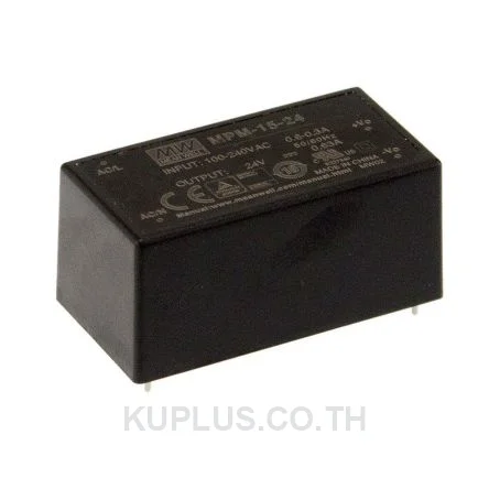พาวเวอร์ซัพพลายติดลอย (แชสซี/โอเพนเฟรม) Mean Well MPM-15-12 15 W เอาต์พุต 12 V 1.25 A