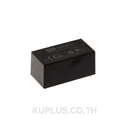 พาวเวอร์ซัพพลายติดลอย (แชสซี/โอเพนเฟรม) Mean Well MPM-20-12 21.6 W เอาต์พุต 12 V 1.8 A