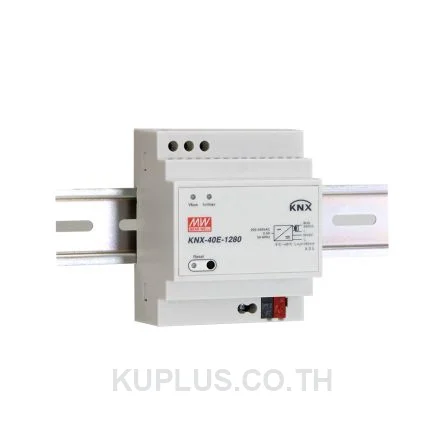 พาวเวอร์ซัพพลายเกาะราง (ติดรางปีกนก DIN) Mean Well KNX-40E-1280 38.4 W เอาต์พุต 30 V 1.28 A