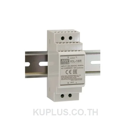 พาวเวอร์ซัพพลายเกาะราง (ติดรางปีกนก DIN) Mean Well ICL-16R 16 A