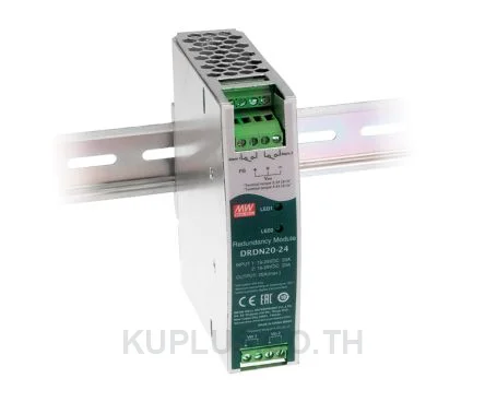 พาวเวอร์ซัพพลายเกาะราง (ติดรางปีกนก DIN) Mean Well DRDN20-24 เอาต์พุต 24 V 20 A