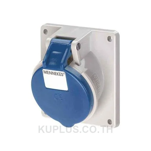 1632, เต้ารับติดแผง 16A 3P 230V IP44 แบบเอียง 20° พร้อม TwinCONTACT