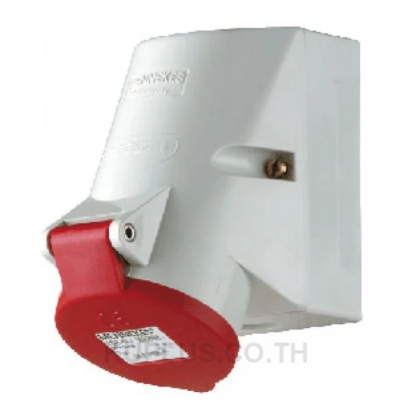 1724, เต้ารับติดผนัง 16A 4P 400V IP44 พร้อม TwinCONTACT