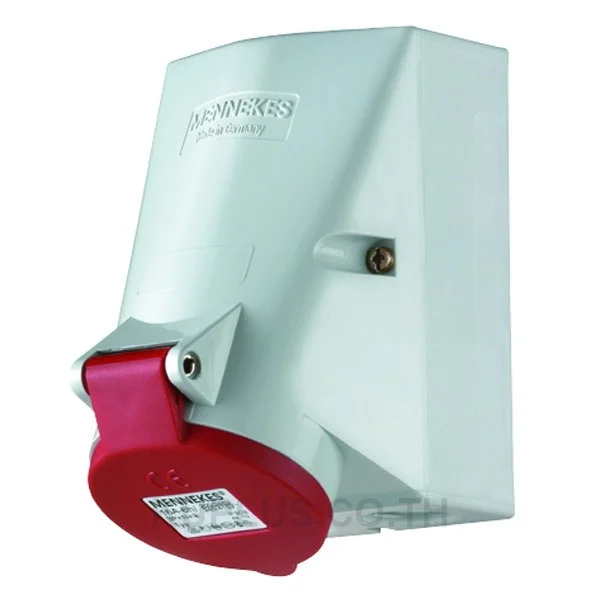 421, เต้ารับติดผนัง 32A 4P 400V 6H IP44 พร้อม TwinCONTACT