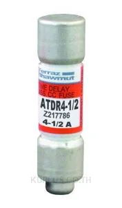 Fuse Amp-Trap Class CC, Motor Duty, 600V, 4-1/2A,