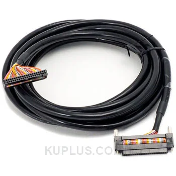 Connection cable; PLC 40-pin I/O connector to 32-point terminal block; 5 m