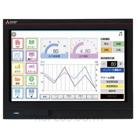 7 inch, VGA, color Black, 24VDC