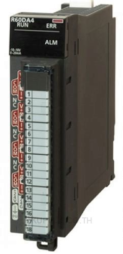 PLC iQ-R Series; Analog output module, 4 channel (voltage or current)