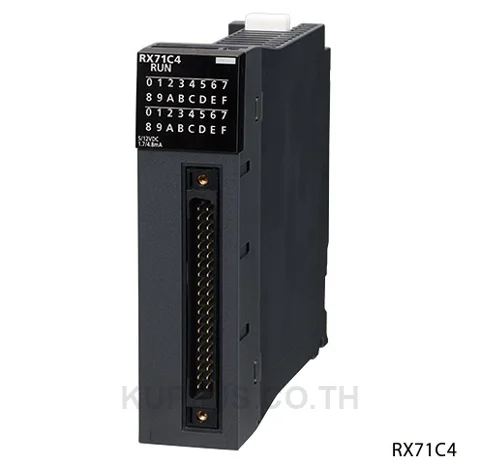 Mitsubishi RX71C4, Input module, 32 inputs, 5-12 V DC input (1,7/4,8mA), positive/negative common