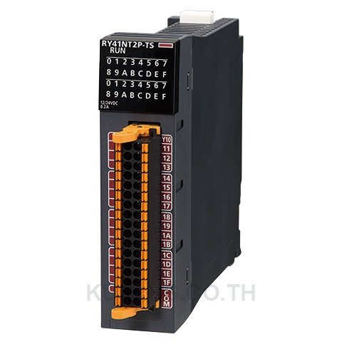 PLC iQ-R; Transistor output module, 12/24VDC, 0,2A, 32 point, sink, Spring clamp