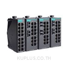 Unmanaged Ethernet switch with 14 10/100BaseT(X) ports, 2 100BaseFX single-mode ports with SC connectors, and -40 to 75Â°C operating temperature