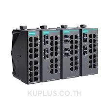 อีเทอร์เน็ตสวิตช์อุตสาหกรรม MOXA EDS-2016-ML-SS-SC-T Unmanaged RJ45 14 พอร์ต ไฟเบอร์ 2 พอร์ต (100BaseFX) อุณหภูมิ -40 ถึง 75 °C