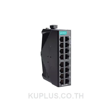 อีเทอร์เน็ตสวิตช์อุตสาหกรรม MOXA EDS-2016-ML-T Unmanaged RJ45 16 พอร์ต อุณหภูมิ -40 ถึง 75 °C