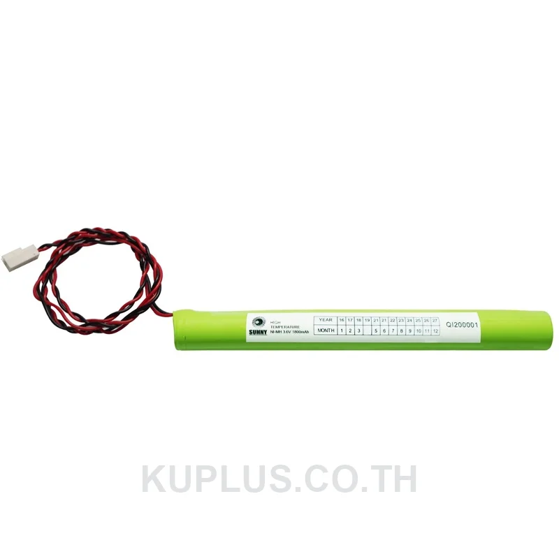 SUNNY เเบตเตอรี่เเห้ง นิกเกิล เมทัลไฮไดรต์ ขนาด 3.6V 1800 mAh Battery Ni-MH เหมาะสำหรับป้ายไฟทางออกฉุกเฉิน
