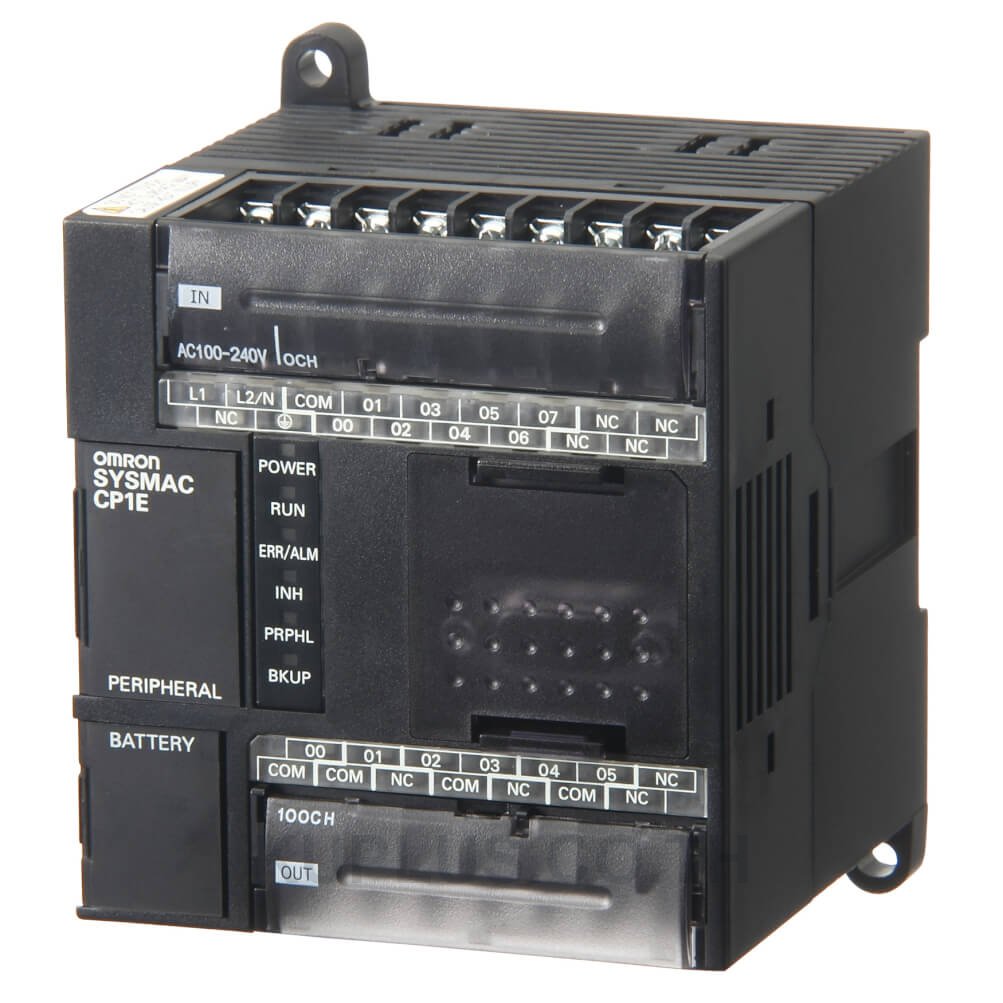 CP1E CPU Unit N14 type RS-232C, Built-in USB port, 24 VDC, 8 K steps, I/O points 14, Built-in Input 8, Built-in Output 6, Transistor output (Sourcing), Interrupt inputs 6, M3 Terminal block, Clock function