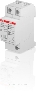 อุปกรณ์ป้องกันแรงดันเกิน OVR T2 1N 40 275 P QS เชื่อมต่อกับ Ground Surge Protective Device #2CTB803972R1100 ABB 