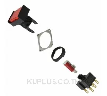 สวิตช์ปุ่มกด/ไพลอตแลมป์ OMRON A16L-JRM-24-1 SPDT 125 V 5 A
