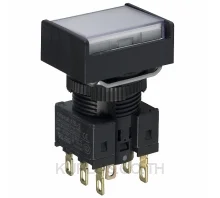 สวิตช์ปุ่มกด/ไพลอตแลมป์ OMRON A16L-JWM-24-1 SPDT 125 V 5 A