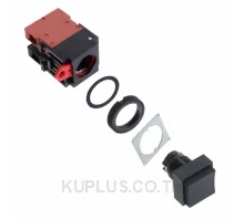 สวิตช์ปุ่มกด/ไพลอตแลมป์ OMRON A22-CB-11A DPST 110 V 10 A