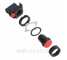 สวิตช์ปุ่มกด/ไพลอตแลมป์ OMRON A22-FR-10M SPST-NO 110 V 10 A