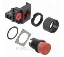 สวิตช์ปุ่มกด/ไพลอตแลมป์ OMRON A22-GR-10M SPST-NO 110 V 10 A