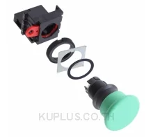 สวิตช์ปุ่มกด/ไพลอตแลมป์ OMRON A22-MG-10M SPST-NO 110 V 10 A