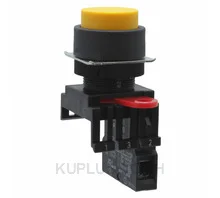 สวิตช์ปุ่มกด/ไพลอตแลมป์ OMRON A22-TY-10M SPST-NO 110 V 10 A