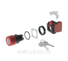 สวิตช์ปุ่มกด/ไพลอตแลมป์ OMRON A22E-SK-01 SPST-NC 110 V 10 A