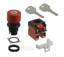สวิตช์ปุ่มกด/ไพลอตแลมป์ OMRON A22E-SK-02 DPST-NC 110 V 10 A