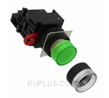 สวิตช์ปุ่มกด/ไพลอตแลมป์ OMRON A22L-GG-12A-10A SPST-NO 110 V 10 A